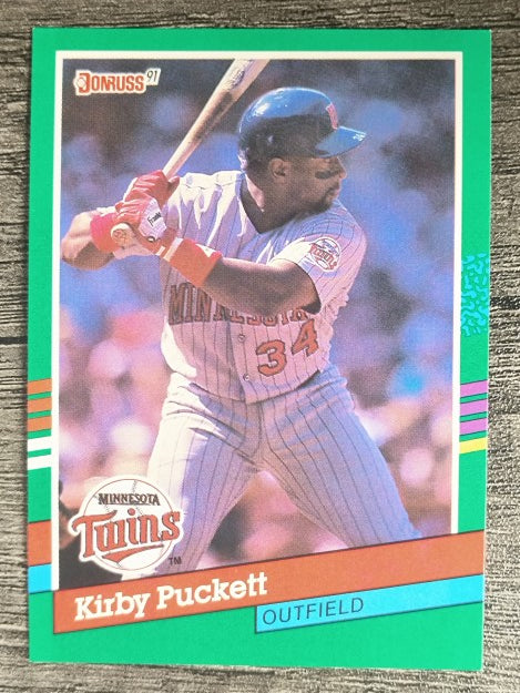 1991 Donruss #490 Kirby Puckett