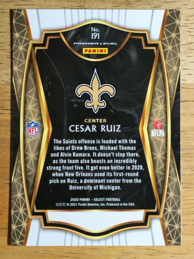 2020 Select #191 Cesar Ruiz