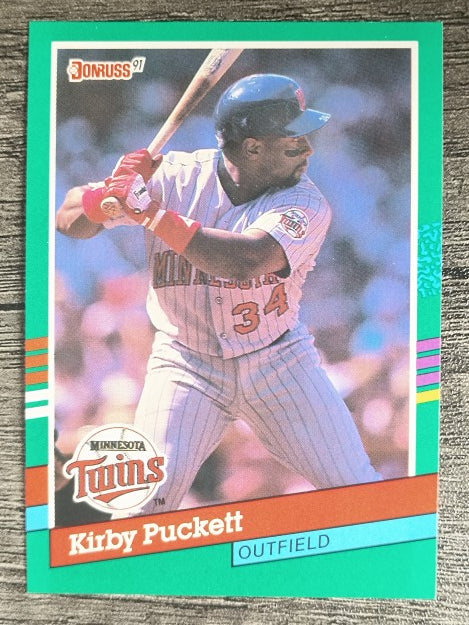 1991 Donruss #490 Kirby Puckett
