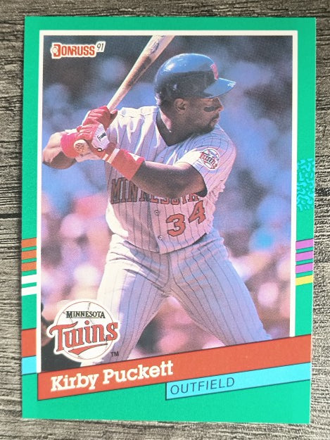 1991 Donruss #490 Kirby Puckett