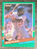 1991 Donruss #490 Kirby Puckett