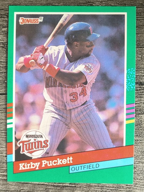 1991 Donruss #490 Kirby Puckett