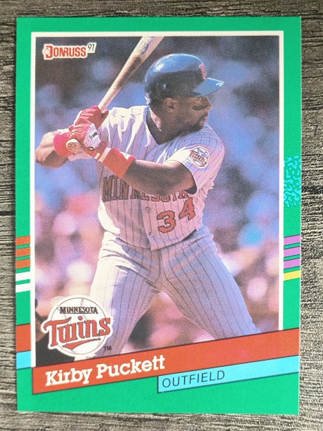 1991 Donruss #490 Kirby Puckett