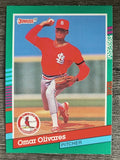 1991 Donruss #503 Omar Olivares RC