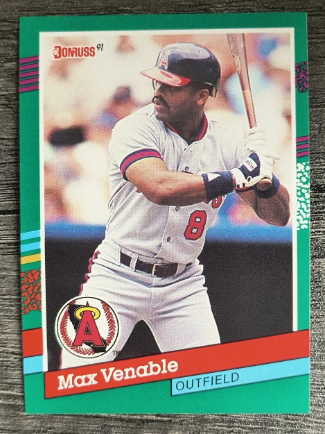 1991 Donruss #510 Max Venable