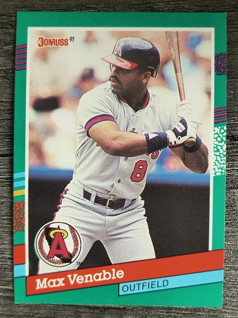 1991 Donruss #510 Max Venable