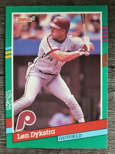 1991 Donruss #523 Len Dykstra