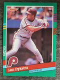 1991 Donruss #523 Len Dykstra