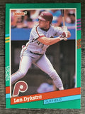 1991 Donruss #523 Len Dykstra