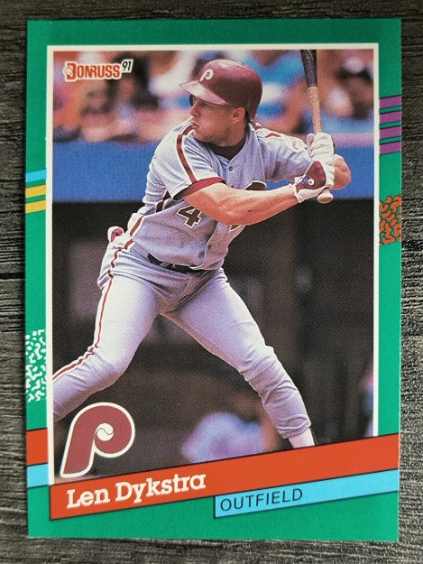 1991 Donruss #523 Len Dykstra