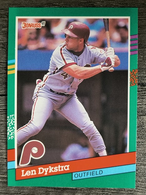 1991 Donruss #523 Len Dykstra