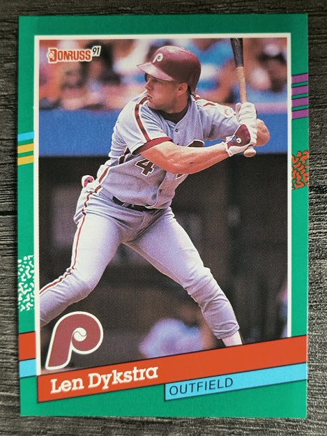1991 Donruss #523 Len Dykstra