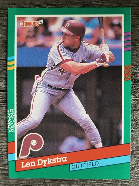 1991 Donruss #523 Len Dykstra