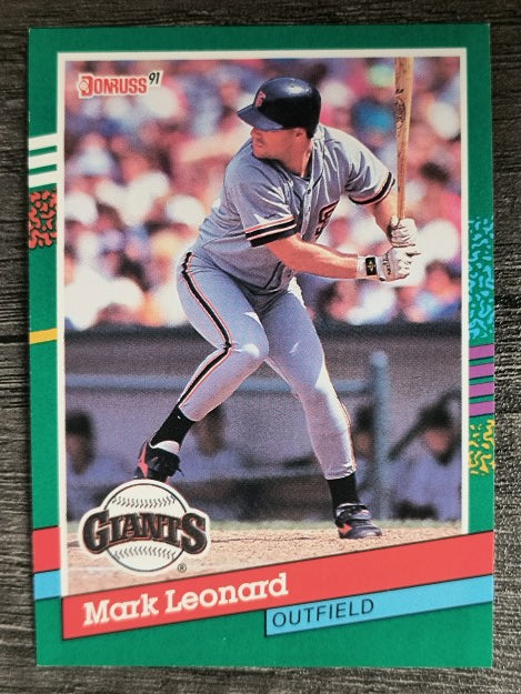 1991 Donruss #526 Mark Leonard RC