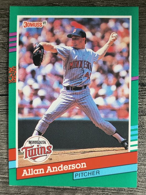 1991 Donruss #527 Allan Anderson