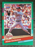 1991 Donruss #527 Allan Anderson