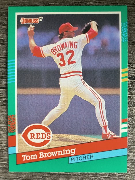 1991 Donruss #528 Tom Browning