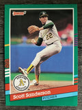 1991 Donruss #533 Scott Sanderson