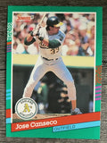 1991 Donruss #536 Jose Canseco