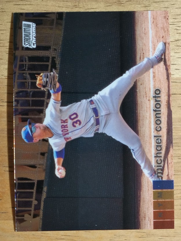 2020 Stadium Club Chrome #8 Michael Conforto