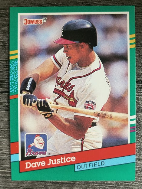 1991 Donruss #548 Dave Justice