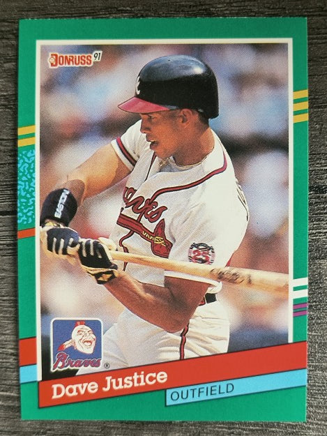 1991 Donruss #548 Dave Justice