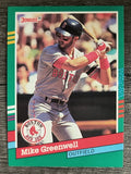 1991 Donruss #553 Mike Greenwell