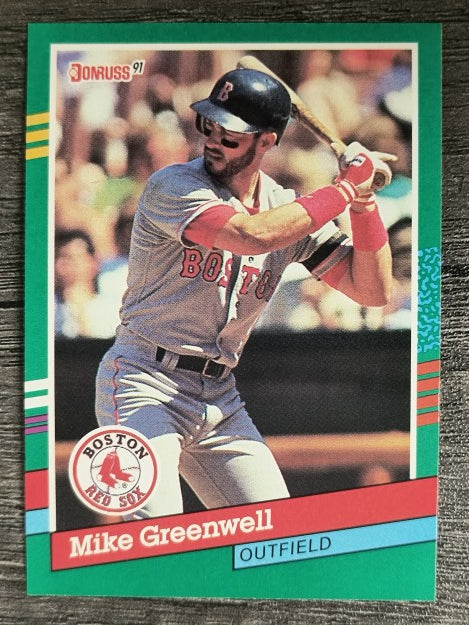 1991 Donruss #553 Mike Greenwell