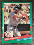 1991 Donruss #553 Mike Greenwell