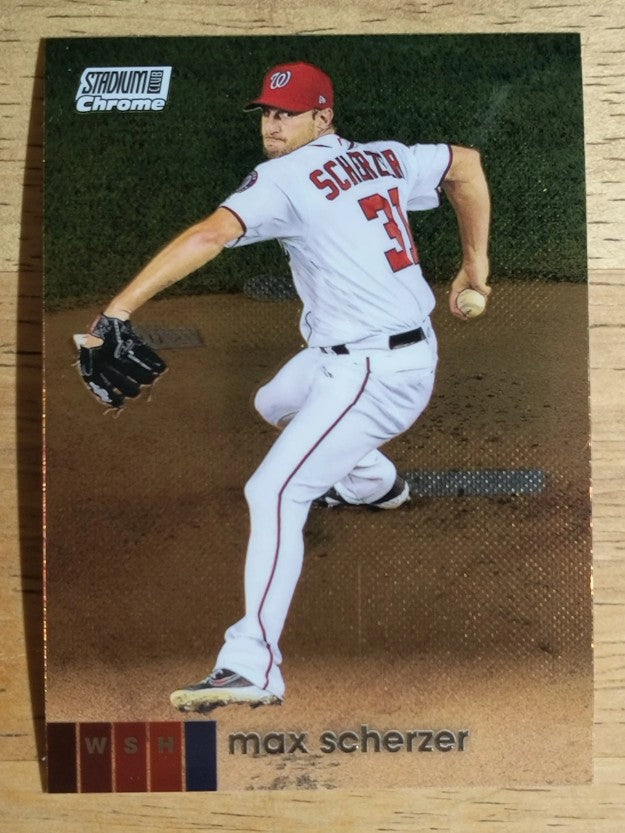 2020 Stadium Club Chrome #91 Max Scherzer