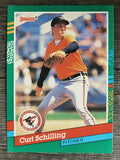 1991 Donruss #556 Curt Schilling