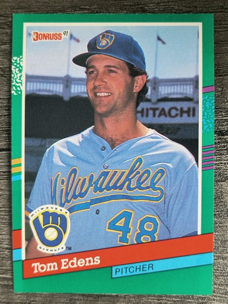 1991 Donruss #590 Tom Edens RC