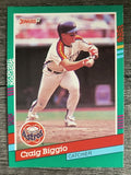 1991 Donruss #595 Craig Biggio