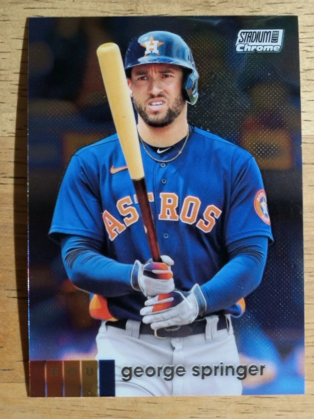 2020 Stadium Club Chrome #48 George Springer