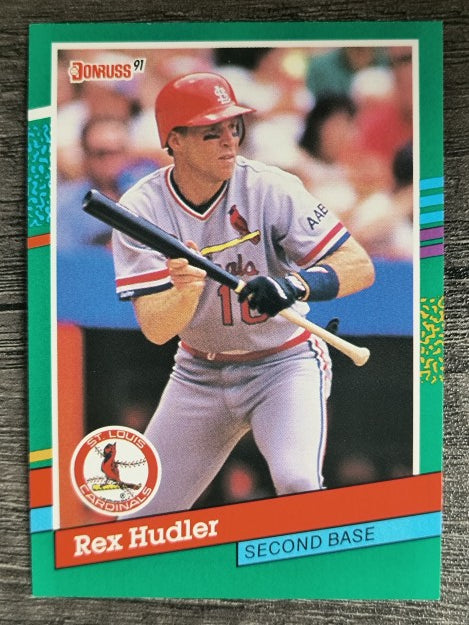 1991 Donruss #599 Rex Hudler