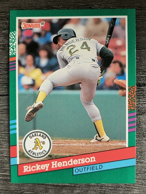 1991 Donruss #648 Rickey Henderson