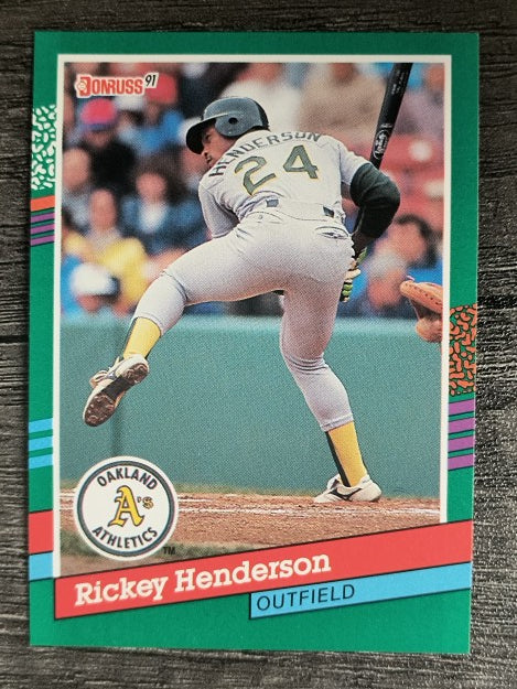 1991 Donruss #648 Rickey Henderson