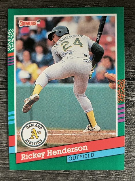 1991 Donruss #648 Rickey Henderson