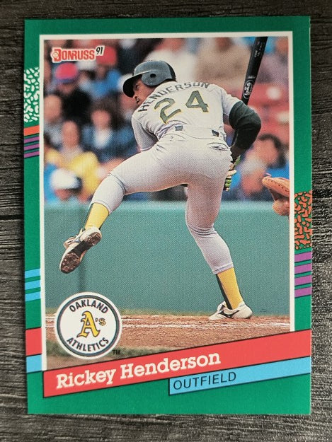 1991 Donruss #648 Rickey Henderson