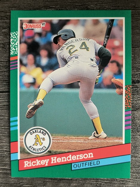 1991 Donruss #648 Rickey Henderson