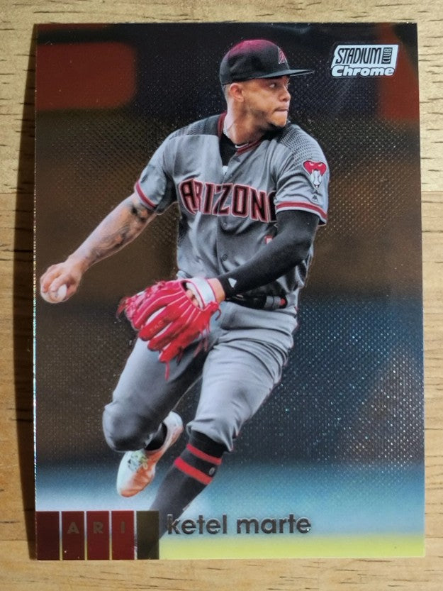 2020 Stadium Club Chrome #73 Ketel Marte