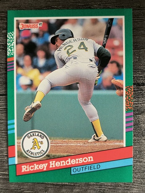 1991 Donruss #648 Rickey Henderson
