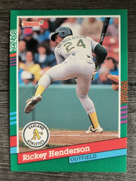 1991 Donruss #648 Rickey Henderson