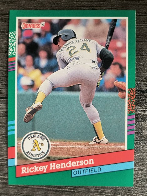 1991 Donruss #648 Rickey Henderson