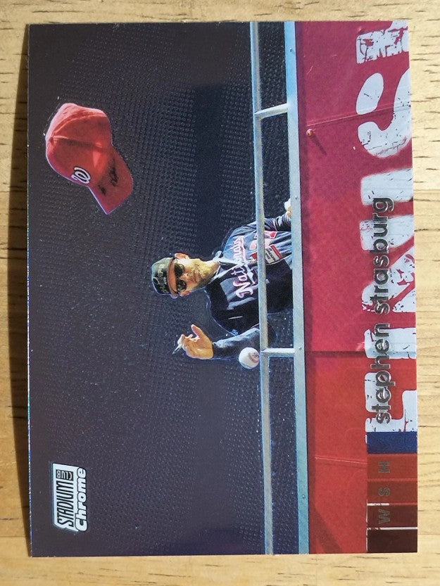 2020 Stadium Club Chrome #165 Stephen Strasburg