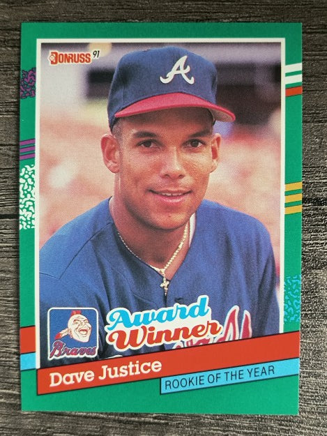 1991 Donruss #683 Dave Justice ROY