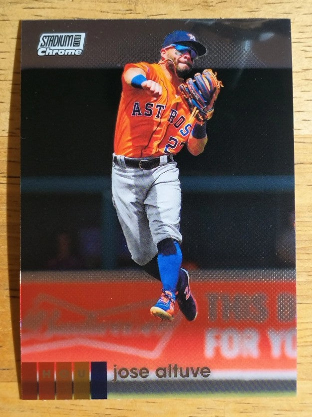 2020 Stadium Club Chrome #278 Jose Altuve
