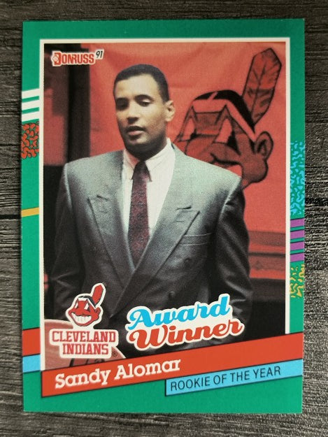 1991 Donruss #693 Sandy Alomar Jr. ROY