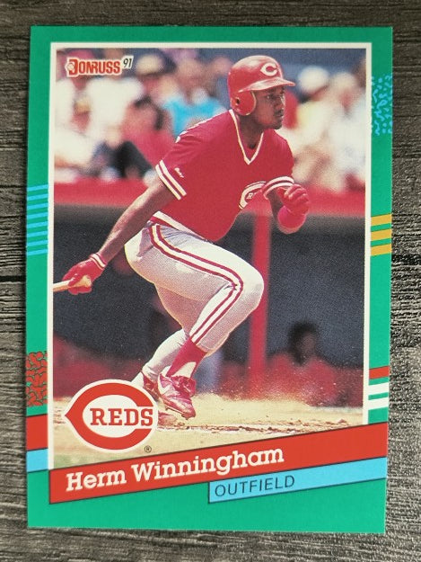1991 Donruss #695 Herm Winningham