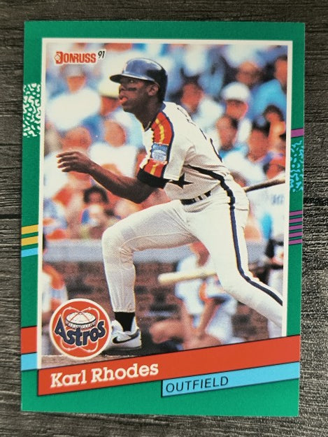 1991 Donruss #698 Karl Rhodes